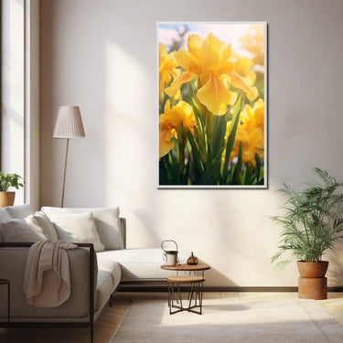 Yellow Iris Painting